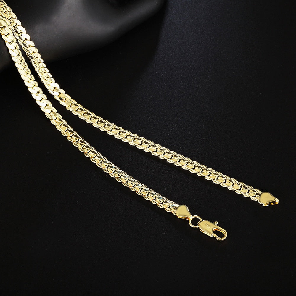 18k Gold Chain Necklace