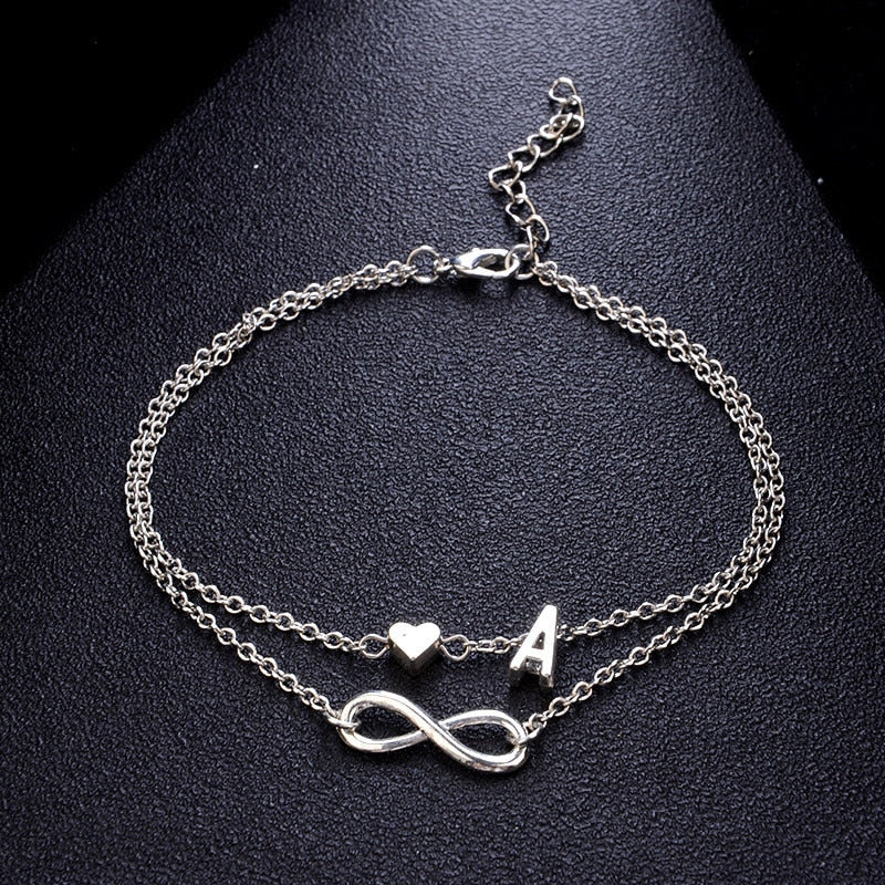 Infinity Letter Anklet