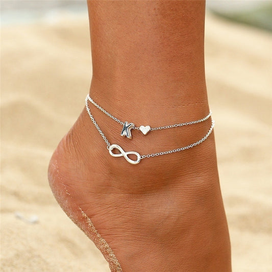 Infinity Letter Anklet