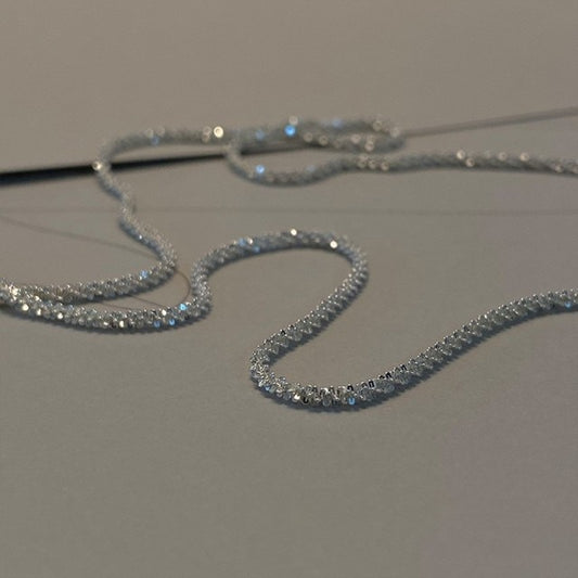 Sterling Silver Double layer Necklace